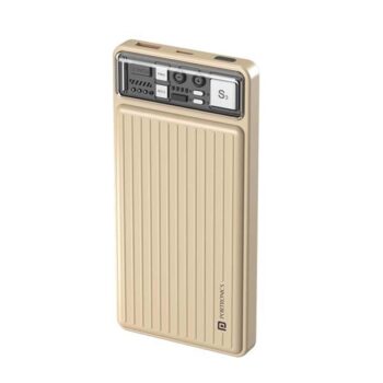Portronics Luxcell 10K 10000 mAh Designer Power Bank (Ivory White) - Portronics