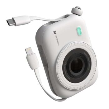 Portronics Power Shutter 10000mAh 15W Magnetic Wireless Fast Charging Powerbank (White) - Portronics