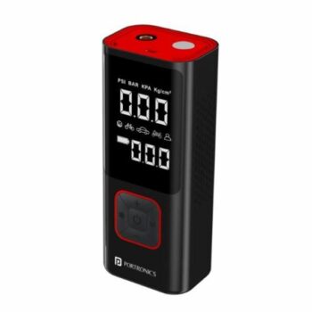 Portronics Vayu 2.0 Rechargeable Tyre Inflator - Portronics