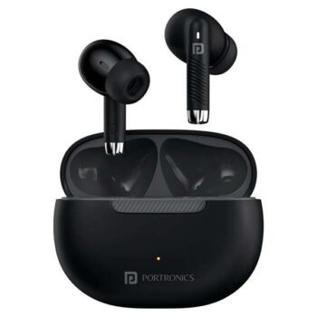 Portronics Harmonics Twins 32 in-Ear TWS Smart Earbuds (Black) - Portronics
