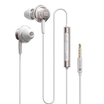 Portronics Conch Sigma A in Ear 3.5mm Aux Wired Earphones (White) - Portronics