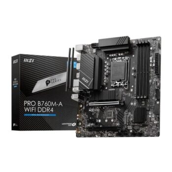 MSI Pro B760M-A WIFI DDR4 Intel Motherboard Supports Intel 12th , 13th & 14th Gen Processors - MSI