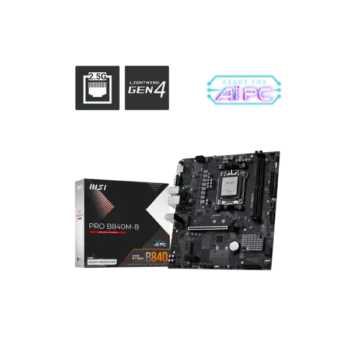 MSI PRO B840M-B m-ATX AMD Motherboard - MSI