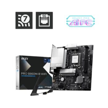 MSI Pro B860M-B Wifi7 DDR5 Intel Motherboard - MSI