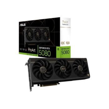 ASUS ProArt RTX 5080 16GB GDDR7 OC Edition Graphics Card (PROART-RTX5080-O16G) - Asus
