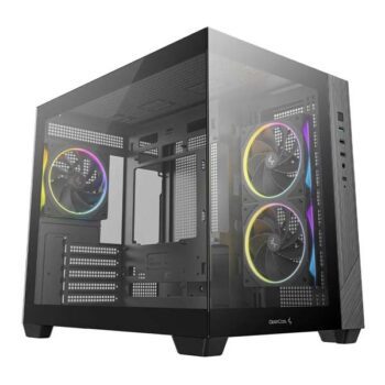 DEEPCOOL CG330 3F Micro-ATX Compact PC Case (Black) - DeepCool