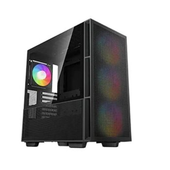 DeepCool CH560 Mesh ARGB (E-ATX) Mid Tower Cabinet (Black) - DeepCool