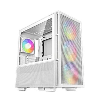 DeepCool CH560 WH Mesh ARGB (E-ATX) Mid Tower Cabinet (White) - DeepCool