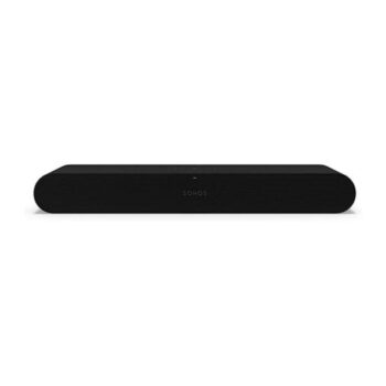Sonos Ray Small Soundbar for TV with Bluetooth, WiFi, Apple Airplay, Spotify Connect (Black) - Sonos