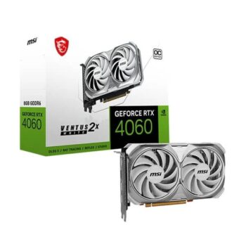 MSI GeForce RTX 4060 VENTUS 2X WHITE 8G OC Gaming Graphic Card - MSI