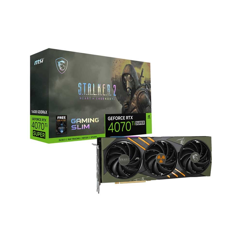 rtx-4070-ti-super-16g-gaming-slim-stalker-2-edition-msi-rtx-4070-ti-super-16gb-gaming-slim-stalker-2-edition-graphics-card Msi RTX 4070 Ti Super 16Gb Gaming Slim Stalker 2 Edition Graphics Card - MSI