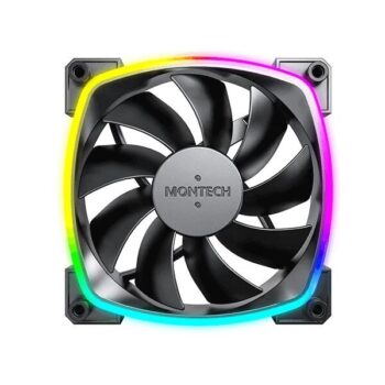 Montech RX120 PWM ARGB Black Cabinet Fan Single - Montech