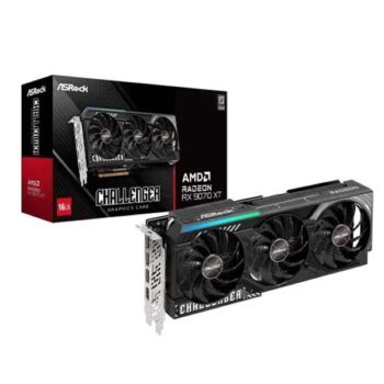 ASRock Challenger Radeon RX 9070 XT 16GB GDDR6 PCI Express 5.0 x16 Graphics Card - Asrock
