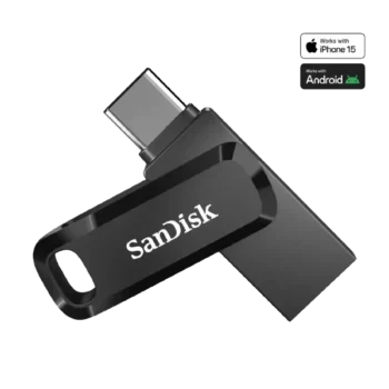 SanDisk Ultra Dual Drive Go SDDDC3-256G-I35 256GB USB 3.0 Type C Pendrive for Mobile (Black) - SanDisk