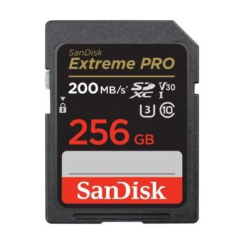 SanDisk 256GB Extreme Pro SDHC UHS-I/U3 V30 Class 10 Memory Card - SanDisk