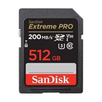 SanDisk 512GB Extreme Pro SDHC UHS-I/U3 V30 Class 10 Memory Card - SanDisk