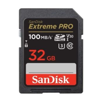SanDisk 32GB Extreme Pro SDHC UHS-I/U3 V30 Class 10 Memory Card - SanDisk