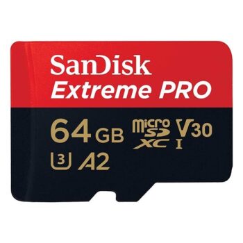 SanDisk Extreme Pro 64GB microSDXC UHS-I Memory Card With Adapter - SanDisk