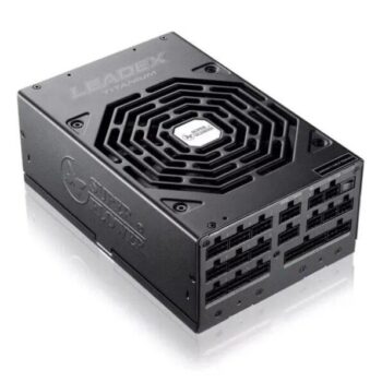 Super Flower Leadex Titanium 1600W 80+ Titanium, ATX 3.1, W/12V-2x6(2x8pin - 16pin Native Cables)*2, 10 Years Warranty, ECO Mode, Full Modular, Dual Ball Bearing Fan, SF-1600F14HT ATX 3.1 - SuperFlower