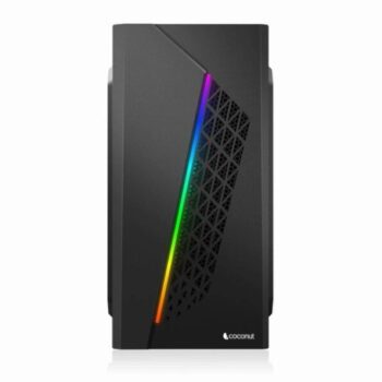 Coconut SOLAR mATX with SM45 and RGB Strip Black - Coconut