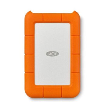 LaCie Rugged USB-C 2TB Portable External Hard Drive USB 3.0 Compatible, Drop Shock Dust Rain Resistant, for Mac & PC Desktop Laptop and 2-Year Data Recovery Services - Lacie