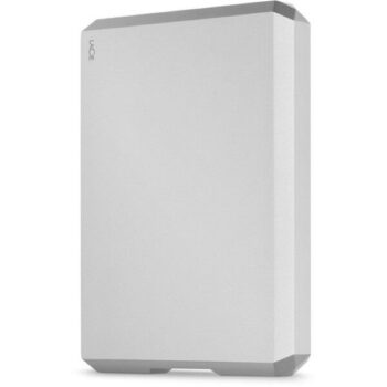 LaCie Mobile Drive 4TB External Drive - Moon Silver - Lacie