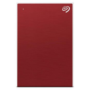 Seagate One Touch 2TB External Hard Drive with Password Protection (Red) - Seagate