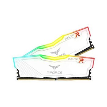 TeamGroup T-Force Delta RGB 32GB (16GBx2) DDR4 Ram 3600Mhz White - TeamGroup