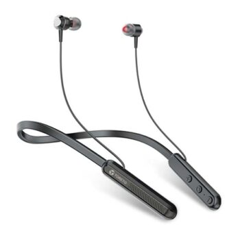 Toreto Alpha Neo Wireless Earphone Bluetooth Neckband with ENC Mic (Black) - Toreto