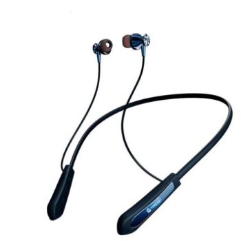 Toreto Amber Wireless Earphone Bluetooth Neckband (Black&Blue) - Toreto
