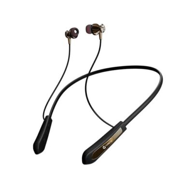 Toreto Amber Wireless Earphone Bluetooth Neckband (Black&Brown) - Toreto