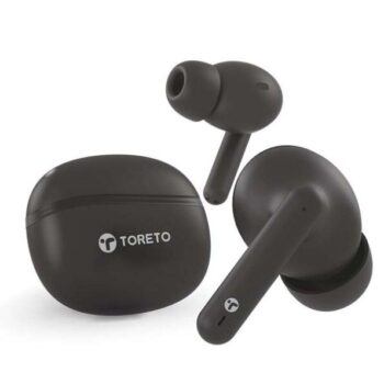 Toreto Air sync TWS Wireless Earbuds (Black) - Toreto