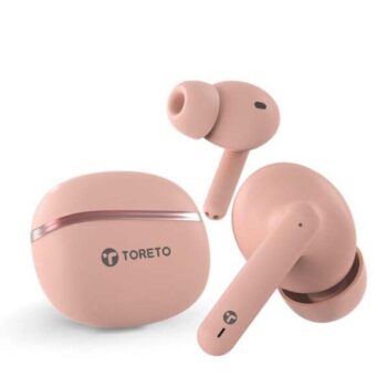 Toreto Air sync TWS Wireless Earbuds (Pink) - Toreto
