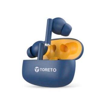 Toreto Air Tune TWS Wireless Earbuds Quad Mic Enc (Blue) - Toreto
