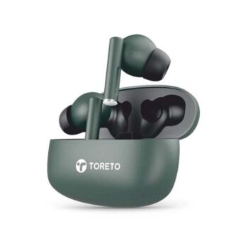 Toreto Air Tune TWS Wireless Earbuds Quad Mic Enc (Green) - Toreto