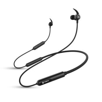 TORETO Alpha Pro in Ear Bluetooth Neckband (Midnight Black) - Toreto