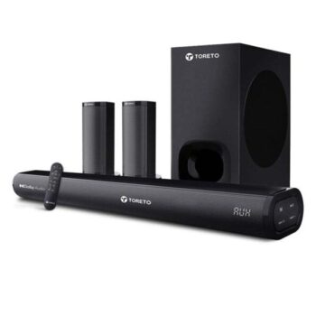 Toreto Harmony Boom 550W Dolby Digital Audio Soundbar (Black) - Toreto