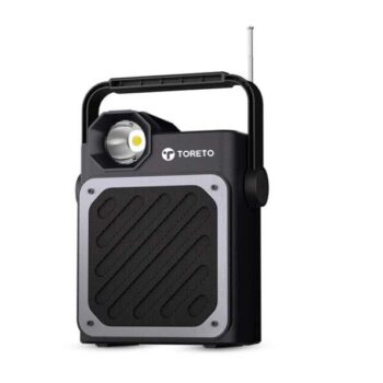 Toreto Solar Beatz Bluetooth Speaker (Black) - Toreto