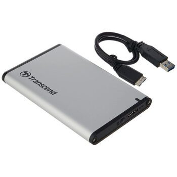 Transcend 6.35 cm (2.5") Portable internal HDD/SSD Enclosure Casing 25S3 - USB 3.1 - Transcend