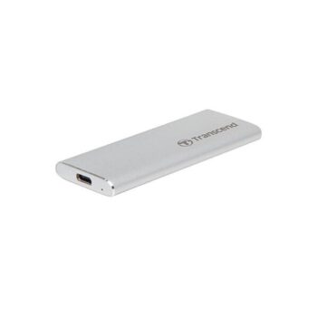 Transcend ESD240C 120 GB External SSD hard drive USB-C Silver TS120GESD240C - Transcend