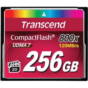 Transcend 256GB 800x CompactFlash Memory Card UDMA - Transcend