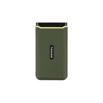 Transcend 500GB ESD380C USB 3.2 Gen 2x2 Portable SSD (Military Green) - Transcend