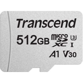 Transcend microSD Card SDHC 300S 512GB with SD Adapter - Transcend