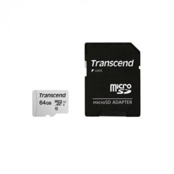 Transcend microSD Card SDXC 300S 64GB with Adapter - Transcend