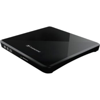 Transcend 8x Portable DVD Writer (Black) - Transcend