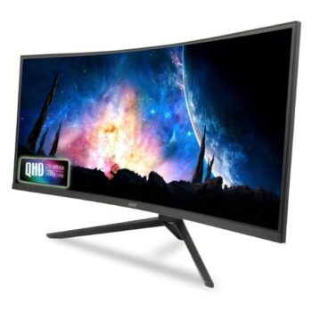 Acer ED343CUR 34 Inch UWQHD (3440x1440) Pixels VA Panel 1000R Curved Backlight LED Monitor - Acer