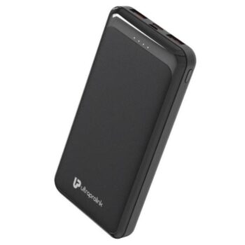UltraProlink 10000mAh Slim 22.5W QC - PD - PPS Power Bank|Juice - Up Pronto UM1115BLK - ULTRAPROLINK