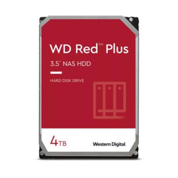 Western Digital Red Plus NAS 4TB 3.5 inch SATA Hard Drive - Western Digital