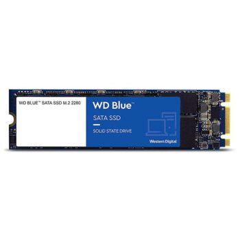 Western Digital WD Blue 1TB m.2 SSD, 560MB/s R, 530MB/s W, 5 Y Warranty - Western Digital