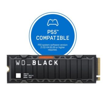Western Digital Black SN850 500GB M.2 NVMe Gen4 SSD (with Heatsink) - Western Digital